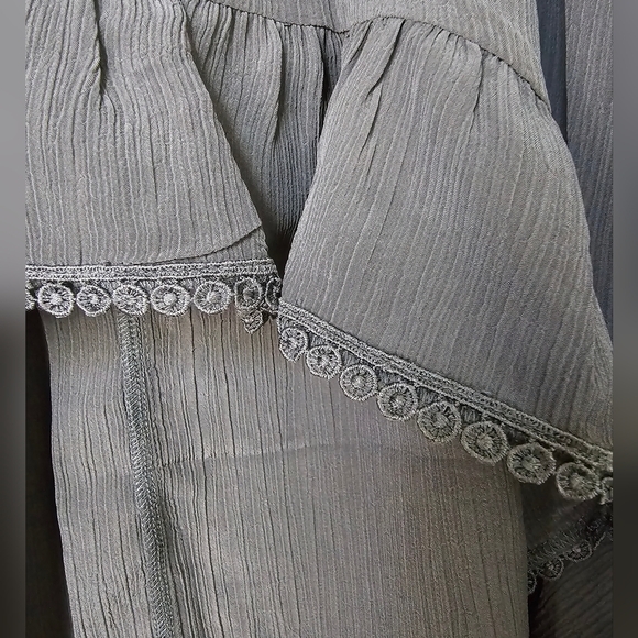 Area Stars Women's Kelli Ruffle High Low Skirt In Black - Picture 4 of 12